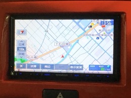 社外ナビ搭載です。知らない道も安心ですね！