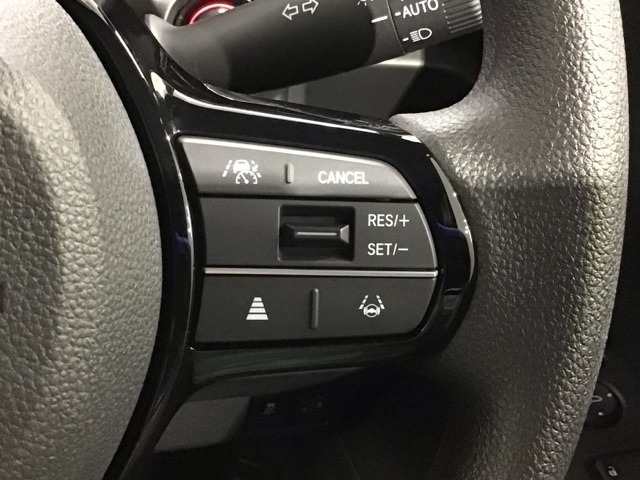 クルーズコントロールを装備しています。高速道路などで一定の速度で走ってくれるので運転が楽ですよ！速度を設定できますので、スピードの出しすぎにも注意できます。