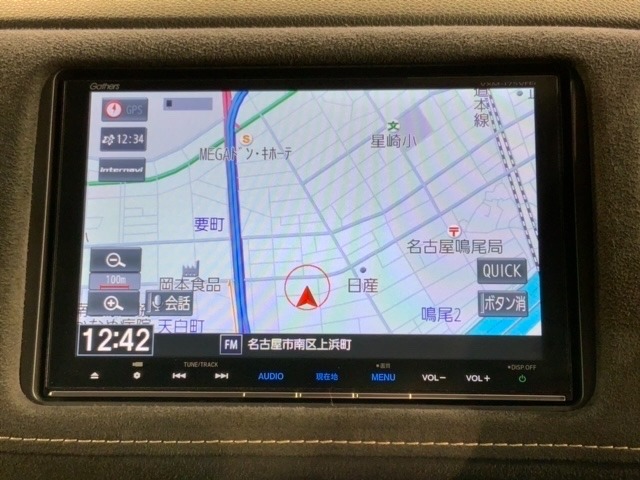 ギャザズナビ搭載です。知らない道も安心ですね！