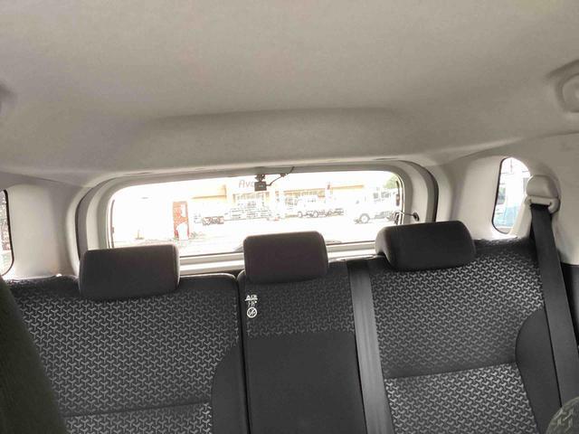 車内上部の写真です