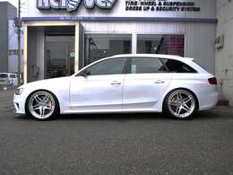 KW V3車高調でバランスよくローダウン！！HRE3ピース鍛造20インチと合わせて色気のある仕上がりです☆