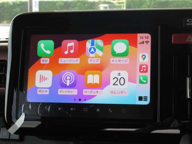 スズキコネクト対応9インチナビ、Apple　CarPlay・Android　Auto対応☆無料保証付き販売車です！　☆全国どこへでも！　陸送可能（有料）ですので、県外の方も是非ご相談ください！