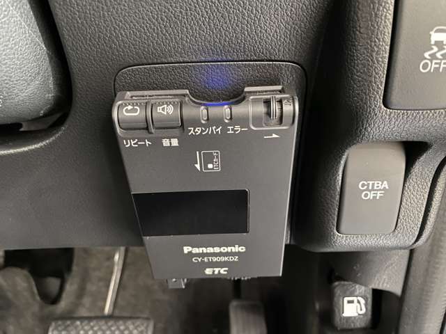 便利なETC付き！高速道路もストレスなく快適です♪ETC装着車の恩恵も…♪普段使わなくても付いていれば安心です♪