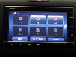 ホンダ純正ナビなのでダッシュボードにスッキリと収まっています。土地勘の無い所でも道に迷わず安心ですね！