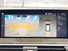 ●パノラミックビューモニター：専用のカメラにより、上から見下ろしたような視点で360度クルマの周囲を確認することができます☆死角部分も確認しやすく、狭い場所での切り返しや駐車もスムーズに行えます。