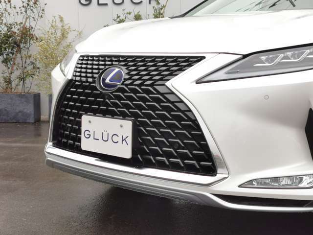 精彩かつ緻密なL字モチーフのブロックメッシュパターンを採用したスピンドルグリルがデザインの一体感を感じさせます。