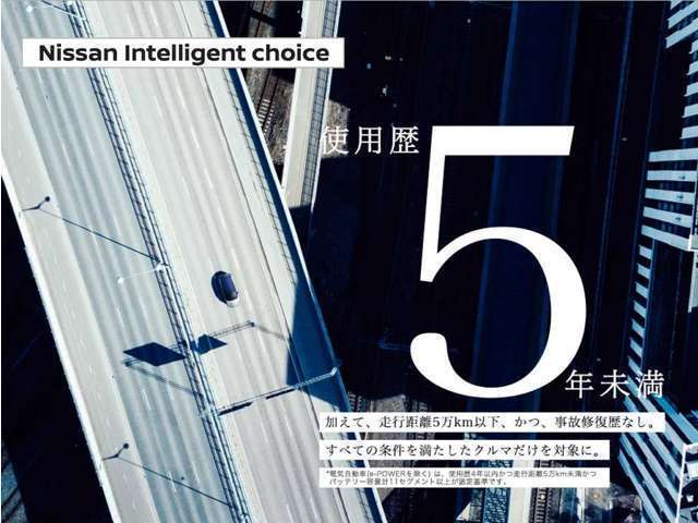 【Nissan Intelligent Choice】厳選されたハイクオリティな認定中古車★厳しい基準をクリアし、充実の無料保証2年を付帯したハイクオリティな1台がひとつ上のカーライフをお約束します♪