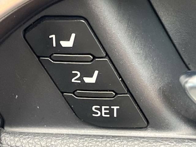 【メモリーシート】ドライバーごとに設定したシート位置を記憶して、ボタン一つで切り替えできる便利な機能！運転する方が複数名いらっしゃるご家庭におすすめです♪