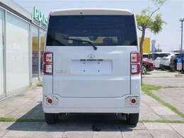 真後ろから見た状態です。