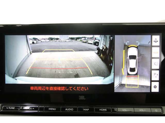 パノラミックビューモニター（360°カメラ）が装着されていますので安全確認もばっちりですね！