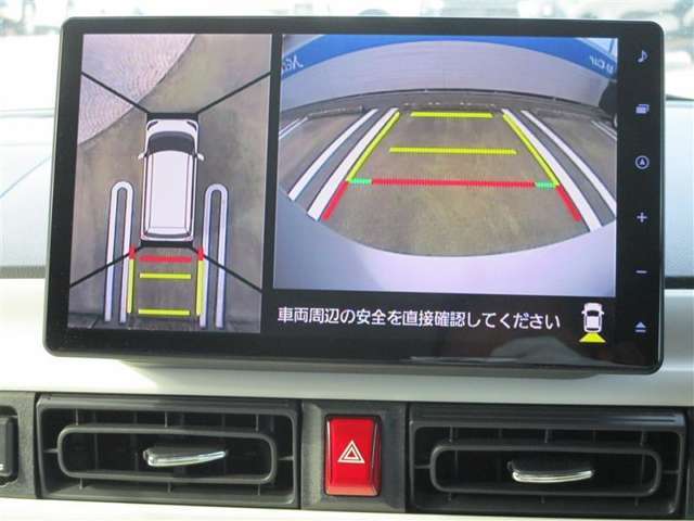 バックカメラ＋全周囲カメラで、初心者の方やバックが苦手な方でも安心ですね♪