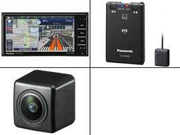 ■Panasonic7インチワイドフルセグナビ　Bluetooth機能付■DVD/CD再生可■CD録音機能付■PanasonicETC車載器■バックカメラ■