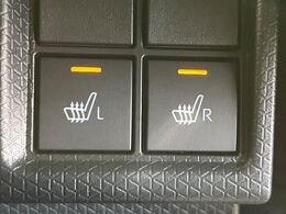 【シートヒーター】寒い日に重宝するシートヒーター！エアコンより早く温まってくれるので寒がりの人も安心ですね♪エアコンの温風は乾燥するから苦手、という方にもをおすすめです。