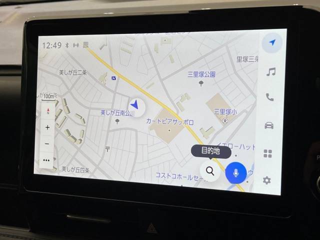 【10.5インチ　ディスプレイオーディオ】大画面のディスプレイはAppleCarPlayやAndroidAutoが利用可能。大きな画面でスマホナビアプリ等が利用いただけます♪