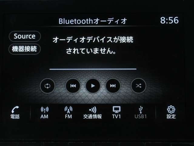 ナビはBluetoothAudio対応です。