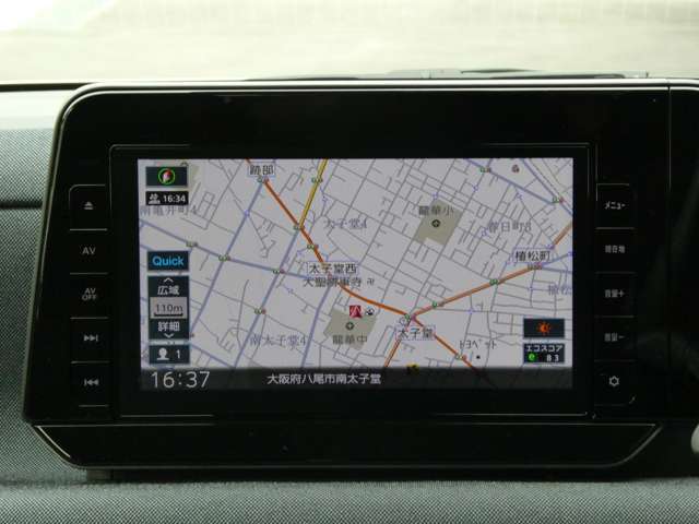 日産純正メモリーナビです。もちろん操作性もバッチリ！さぁ目的地を入力していろんな場所に遊びに行こう！！