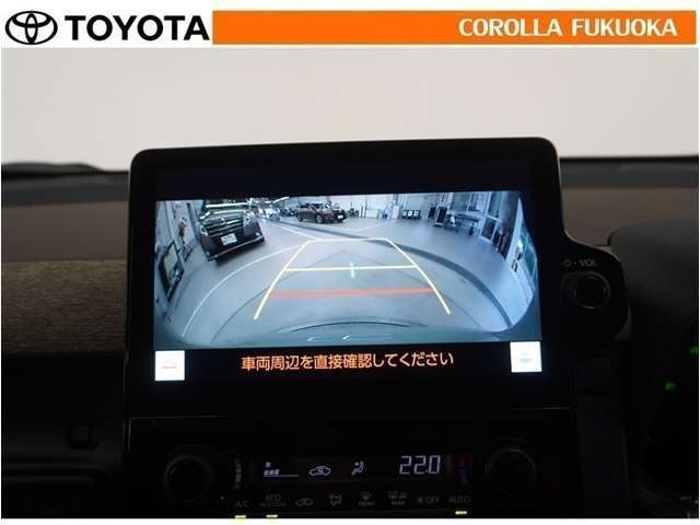 バックモニター付きなので後退時に後方映像が見えて安心。死角が減って思わぬ事故の防止にも役立ちます。