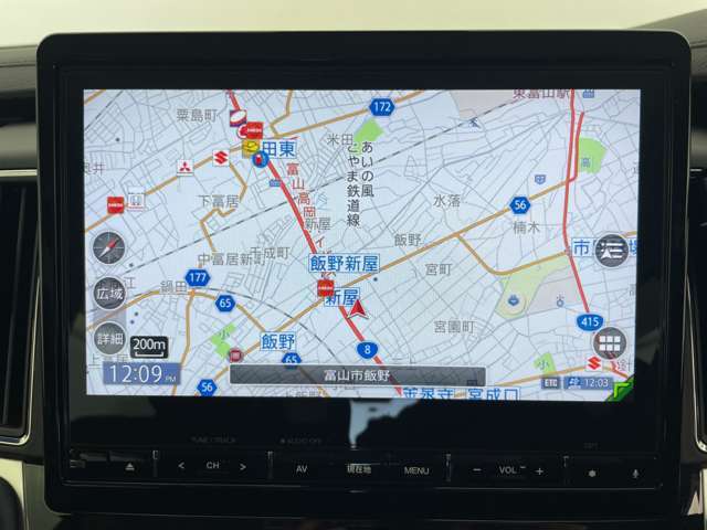 【カーナビ】ナビ利用時のマップ表示は見やすく、いつものドライブがグッと楽しくなります！