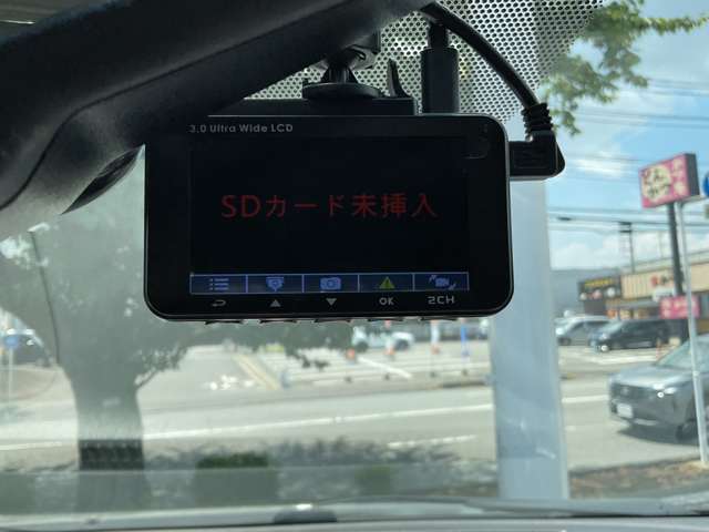 社外前後ドラレコ装備です