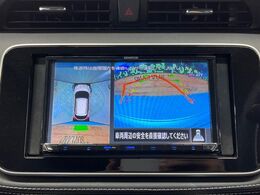 【アラウンドビューモニター】専用のカメラにより、上から見下ろしたような視点で360度クルマの周囲を確認することができます☆死角部分も確認しやすく、狭い場所での切り返しや駐車もスムーズに行えます。