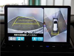 ◆全周囲カメラシステム◆運転席から見えにくい後方などをナビ画面で確認でき運転を支援するシステムです！