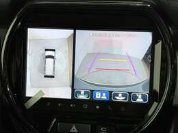 【全周囲/全方位/アラウンドビューモニター機能】全周囲カメラも付いているので安心です！！！ 女性でも楽々駐車可能ですね！！！