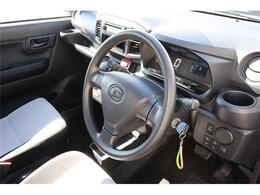 ハンドルまわりもシンプルで操作しやすい！