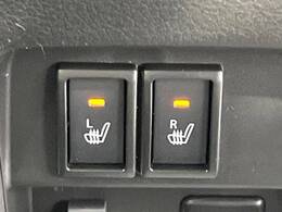 【前席シートヒーター】寒い日に重宝するシートヒーター！エアコンより早く温まってくれるので寒がりの人も安心ですね♪エアコンの温風は乾燥するから苦手、という方にもをおすすめです。