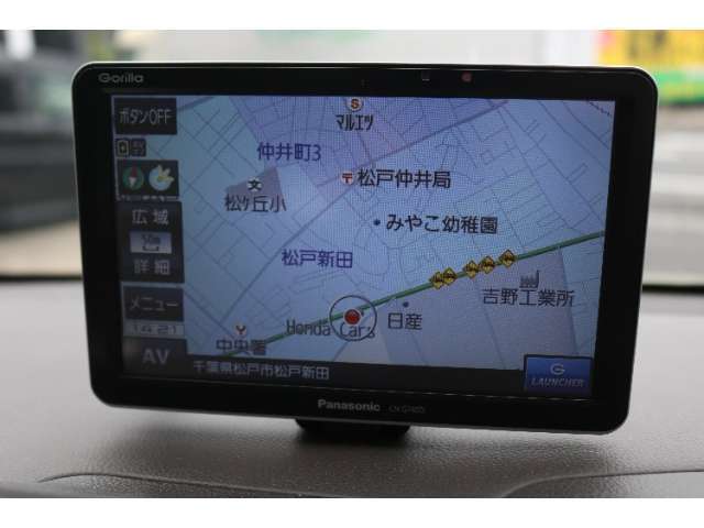 知らない所でもナビが付いていると安心ですよね♪画面と音声で道案内してくれて運転が快適になります☆
