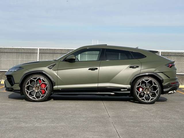 オプション装備の「Rims Pelope 23inch AW」はゴールドとダイアモンドカット仕上げで迫力のサイドビューに仕上げられております。