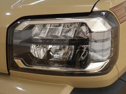 LEDヘッドランプは低消費電力で明るい光を放つLEDヘッドランプで視界の確保。