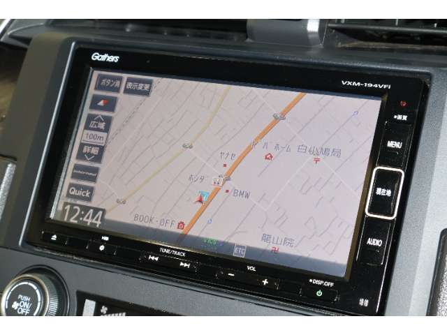 純正メモリーナビ　VXM-194VFi　　フルセグTV　Bluetooth　DVD　　 ナビ起動までの時間と地図検索する速度が最大の魅力で、初めての道でも安心・快適なドライブをサポートします！