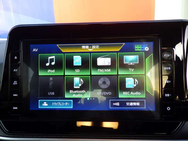 TV　音楽CD　DVDビデオ　Bluetoothオーディオなど再生できます。