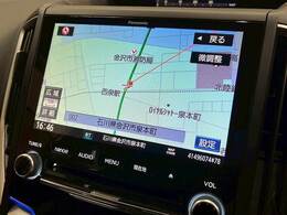 【純正メーカーナビ】装備でフルセグTV視聴やBluetooth等充実装備。