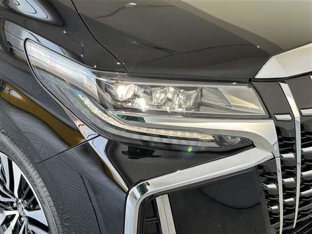 LEDヘッドライトです。デザイン性がよくとても明るいので、夜間の走行や悪天候でも安心です。しかも長寿命！