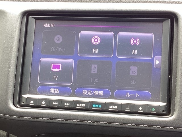 ナビ機能だけではありません、地上波TVやDVD等、オーディオ機能も充実しています。
