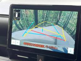【バックカメラ】駐車時に後方がリアルタイム映像で確認できます。大型商業施設や立体駐車場での駐車時や、夜間のバック時に大活躍！運転スキルに関わらず、今や必須となった装備のひとつです！