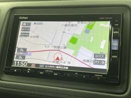 【純正ナビ】専用設計で車内の雰囲気にマッチしたナビが装備されています！利用時のマップ表示は見やすく、いつものドライブがグッと楽しくなります！