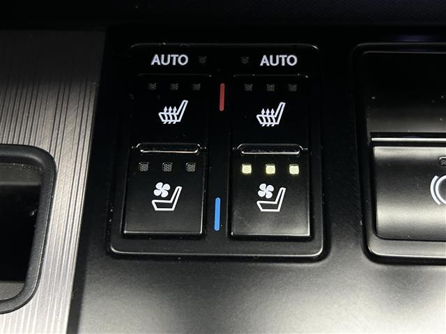【　シートヒーター＆シートエアコン　】寒い冬場はポカポカのシート、暑い夏場は涼しいシートで快適にドライブをお楽しみくださいませ♪