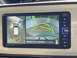 【パノラマモニター】専用のカメラにより、上から見下ろしたような視点で360度クルマの周囲を確認することができます☆死角部分も確認しやすく、狭い場所での切り返しや駐車もスムーズに行えます。