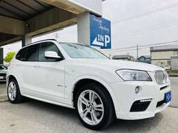 F25型　X3 Xドライブ35i　Mスポーツ　人気のアルピンホワイトが入庫致しました！　★ご購入後のメンテナンスも元BMW正規ディーラーメカニック在籍の「つたえファクトリーに」お任せ下さい！
