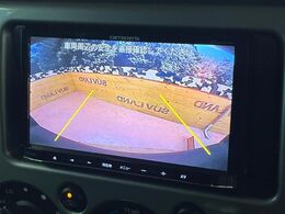 【バックカメラ】駐車時に後方がリアルタイム映像で確認できます。大型商業施設や立体駐車場での駐車時や、夜間のバック時に大活躍！運転スキルに関わらず、今や必須となった装備のひとつです！