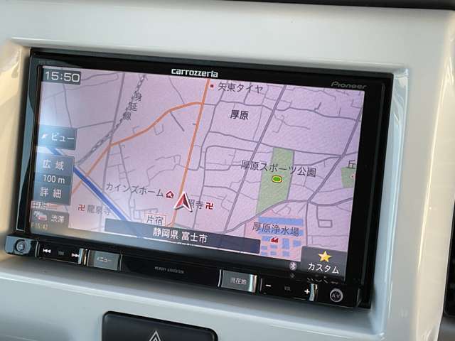 ナビゲーションです。もう道に迷うことも無いかも？是非、遠出や旅行へ！