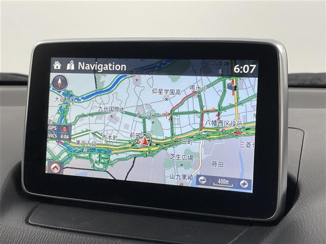 【純正ナビ】専用設計で車内の雰囲気にマッチしたナビが装備されています！利用時のマップ表示は見やすく、いつものドライブがグッと楽しくなります！