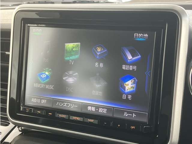 純正8インチナビ【CN-RZ853】/フルセグTV/Bluetooth/SD/DVD/CD/アラウンドモニター