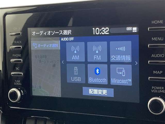 ブルートゥースに接続することにより、スマホに入ったお気に入りの音楽を車内で楽しむことができます♪あると本当に便利な機能になっています！
