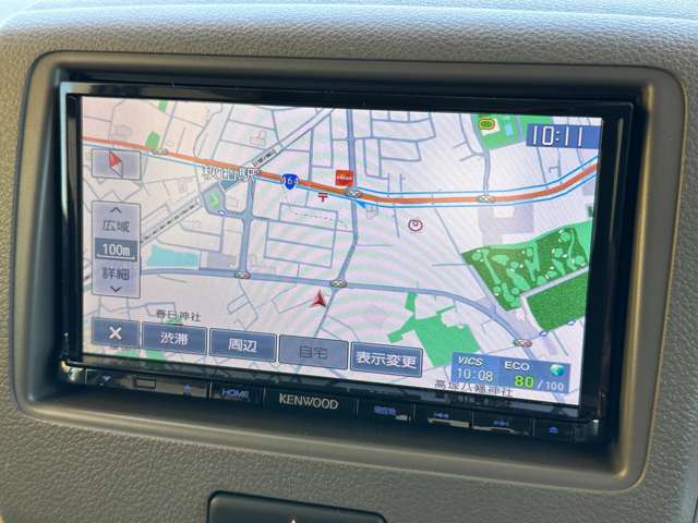 ケンウッドナビTV（DVD再生可能・SDオーディオ）が付いてます♪バックカメラも付いてます♪