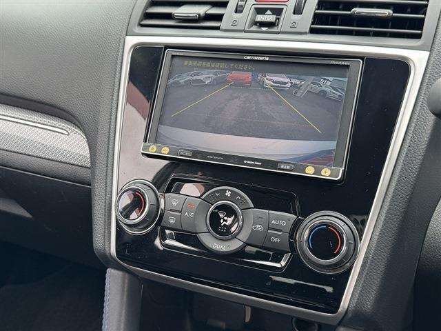 アイサイト・フルセグナビ・バックカメラ・BTオーディオ・ETC・USB・スマキー・パワーシート・LEDヘッドライト・純正18AW・ステアシフト・革ステア・アイドリングストップ・ドアバイザー