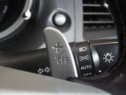 パドルシフト付き！　ハンドルを握りながらシフトチェンジ可能です！