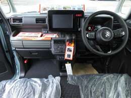 （新車）スペーシアギア・ハイブリッドXZ☆　新車に8インチフルセグナビ/フロアマット/ワイドバイザーがセットでお買得☆　新車なので他のグレードや、お好きな車体色でオーダーOK☆